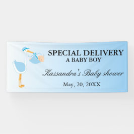 Spezielle Lieferungs-Storch-Baby-Duschen-Fahne Banner