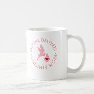Spezielle Lieferungs-Tasse - Rosa Kaffeetasse