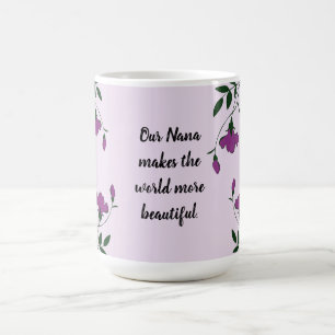 Spezielle Nana macht die Welt zu einer wunderschön Kaffeetasse