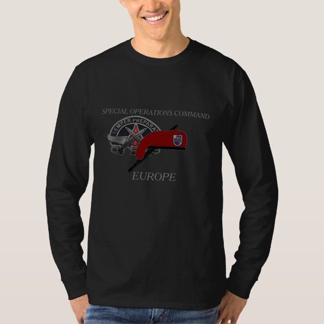 SPEZIELLE OPERATIONS-BEFEHLS-EUROPA-SHIRT T-Shirt (Vorderseite)