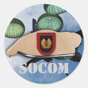 Spezielle ops Operationen Befehl socom vets Aufkle Runder Aufkleber