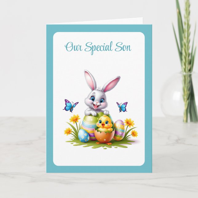 Spezielle Osterkarte Feiertagskarte (Vorderseite)