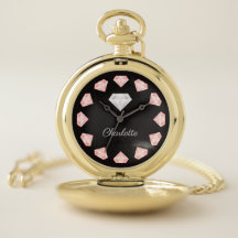 Spezielle rosa Diamanten Funkelnd Keepake