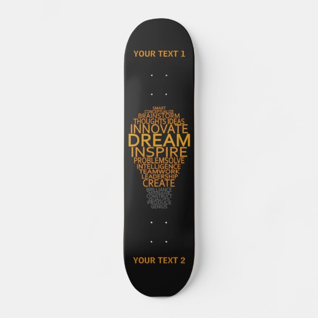 Spezielle Skateboards für Inspiration Light Bulb (Vorderseite)