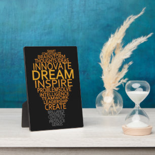 Spezielle Tafel mit Inspirationslampe Fotoplatte