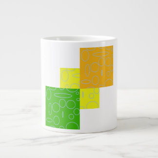 Spezielle Tasse der Gelborange Kreise