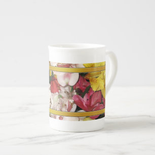 Spezielle Tasse für Blumendesign