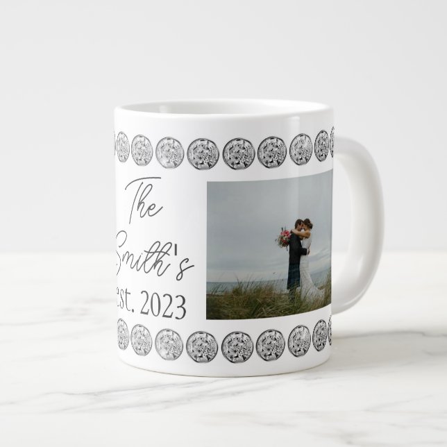Spezielle Tasse für Hochzeiten (Vorderseite Rechts)