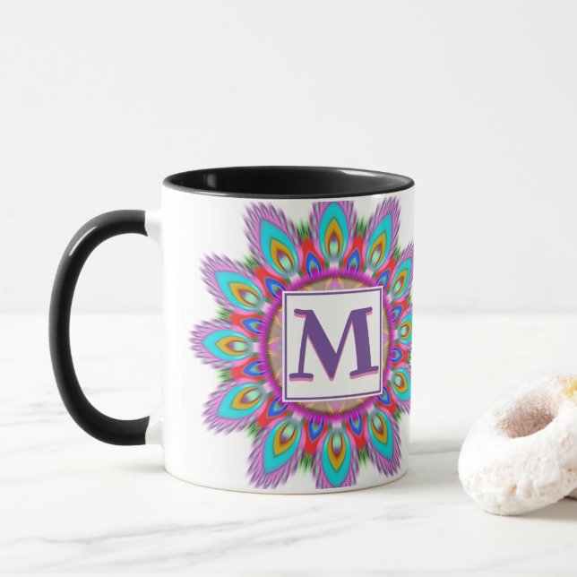 Spezielle Tasse Mandala (Mit Donut)