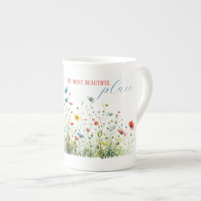 Spezielle Tasse mein schönster Ort (Vorderseite Rechts)