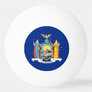 Spezielle Tischtennisball mit Fahne des New Yorker