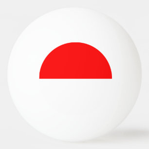 Spezielle Tischtennisball mit Flagge Indonesiens