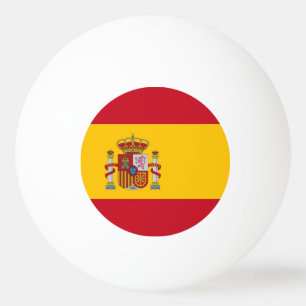 Spezielle Tischtennisball mit Flagge Spaniens