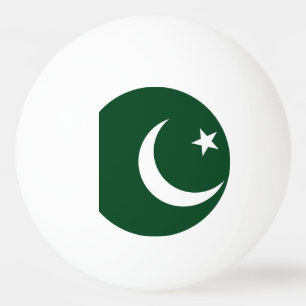 Spezielle Tischtennisball mit pakistanischer Flagg