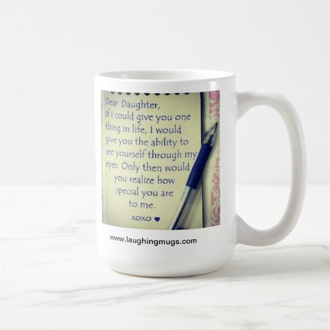 Spezielle Tochter-Tasse Kaffeetasse (Rechts)