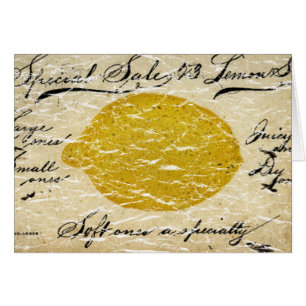 Spezielle Zitronen -1897 - abgenutzt