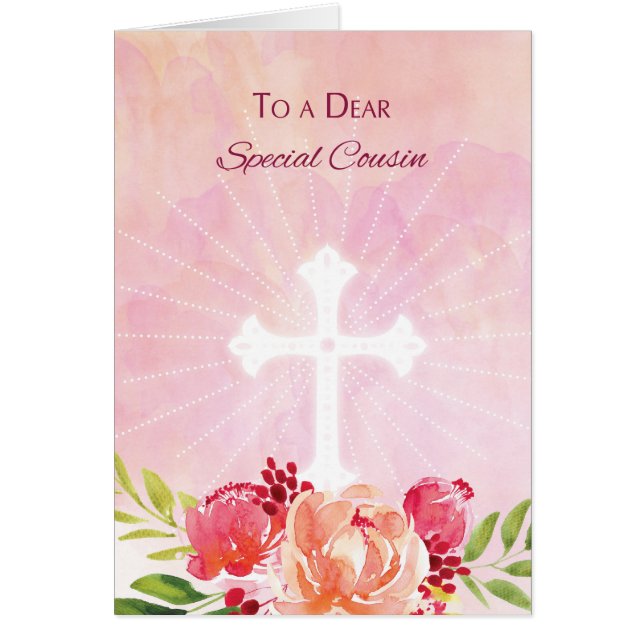 Spezieller Cousin Religiöse Ostersegnung (Vorne)