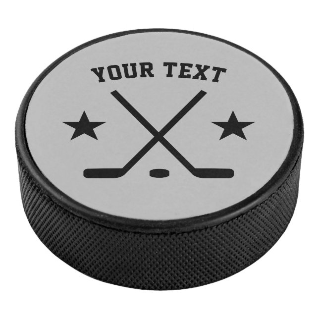 Spezieller Eishockeypuck mit gekreuztem Logo Eishockey Puck (3/4)