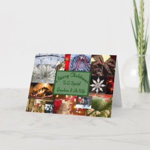 Spezieller Enkel und sein Ehefrau Weihnachten