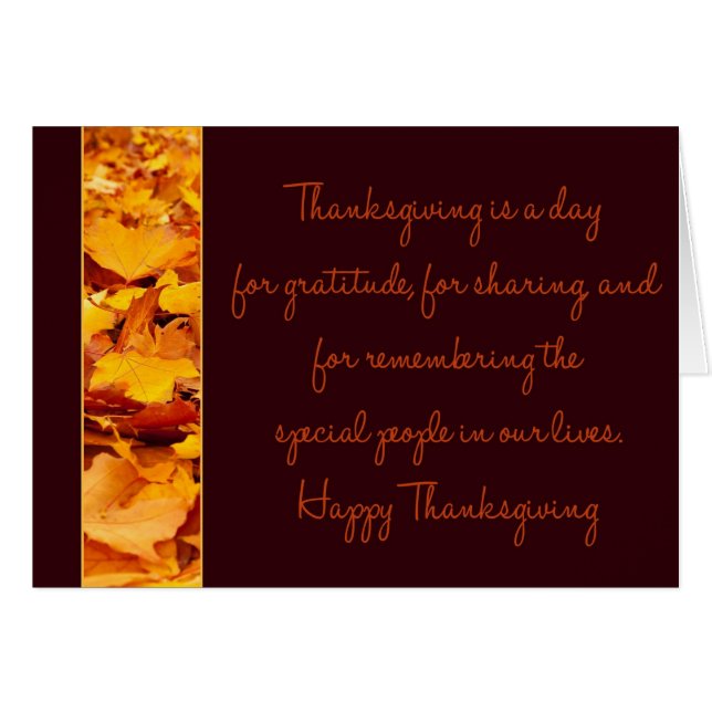 Spezieller Erntedank (Vorderseite (Horizontal))