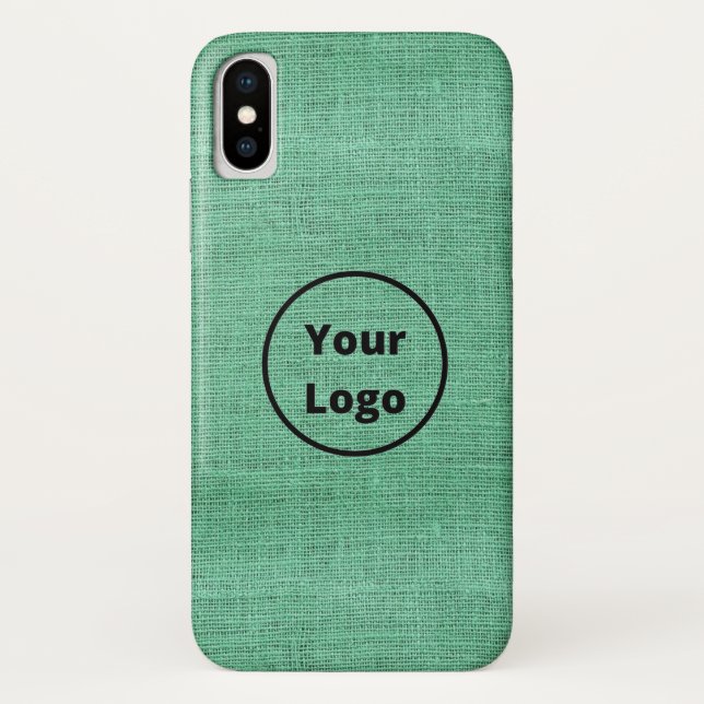 Spezieller Logo-Grünstreifen Case-Mate iPhone Hülle (Rückseite)