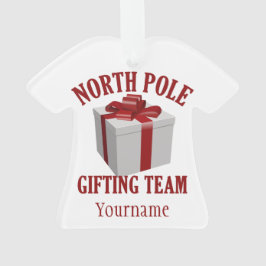 Spezieller Ornament des North Pole Gifting Teams