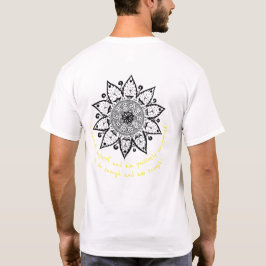 Spezieller Plexus Chakra Mandala T - Shirt für Män