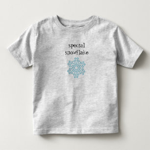 Spezieller Snowflake-Kleinkind-T - Shirt