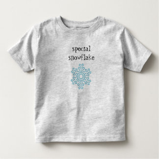 Spezieller Snowflake-Kleinkind-T - Shirt