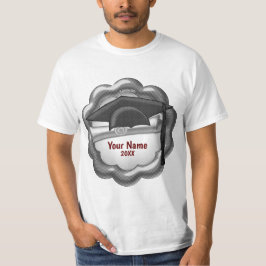 Spezieller T - Shirt für Schwarztone Grad Cap