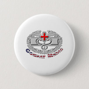 Spezielles Combat Medical Abzeichen Design Button