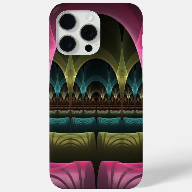 Spezielles Fantasy Patterns Abstraktes farbiges Fr Case-Mate iPhone Hülle (Rückseite)