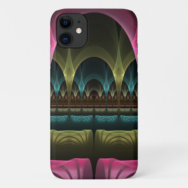 Spezielles Fantasy Patterns Abstraktes farbiges Fr Case-Mate iPhone Hülle (Rückseite)