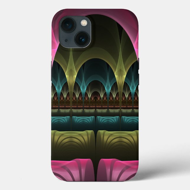 Spezielles Fantasy Patterns Abstraktes farbiges Fr Case-Mate iPhone Hülle (Rückseite)