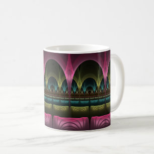 Spezielles Fantasy Patterns Abstraktes farbiges Fr Kaffeetasse