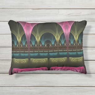 Spezielles Fantasy Patterns Abstraktes farbiges Fr Kissen Für Draußen