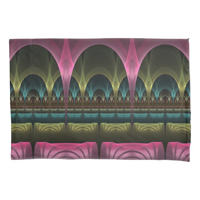 Spezielles Fantasy Patterns Abstraktes farbiges Fr Kissenbezug (Vorderseite)