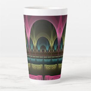 Spezielles Fantasy Patterns Abstraktes farbiges Fr Milchtasse
