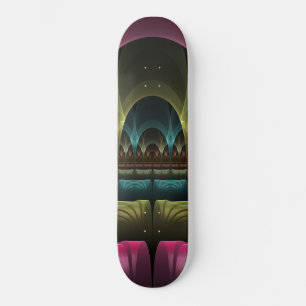 Spezielles Fantasy Patterns Abstraktes farbiges Fr Skateboard