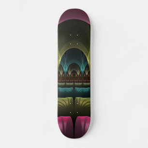 Spezielles Fantasy Patterns Abstraktes farbiges Fr Skateboard