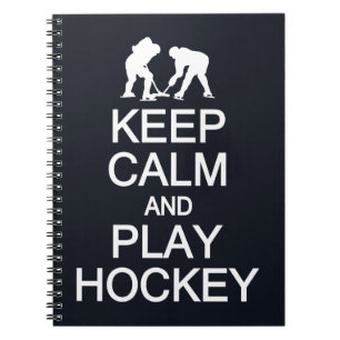 Spezielles Farbheft behalt Calm & Play Hockey Notizblock