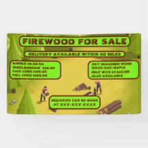 Spezielles Firewood für den Verkauf personalisiere