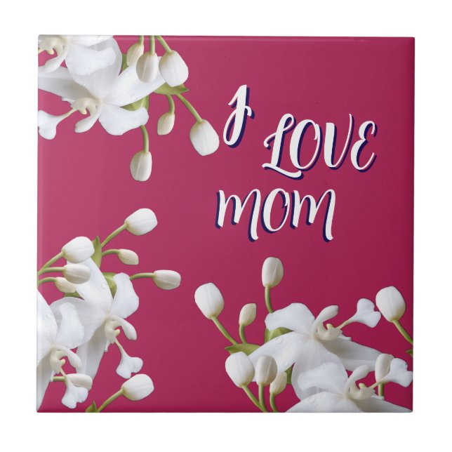 SPEZIELLES LIEBESGESCHENK FÜR MUTTER FLIESE (Vorderseite)