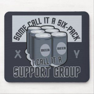 Spezielles Mousepad für Bier Six Pack