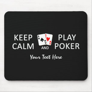 Spezielles Mousepad für CALM & PLAY POKER behalten
