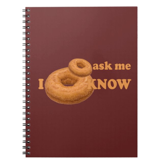Spezielles Notebook für Donut Spaß Notizblock (Vorderseite)