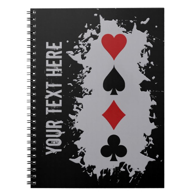 Spezielles Notebook für Kartenstapel Notizblock (Vorderseite)