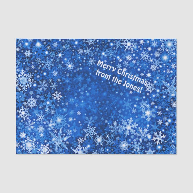 Spezielles Schneeflottpapier Seidenpapier (Vorderseite)