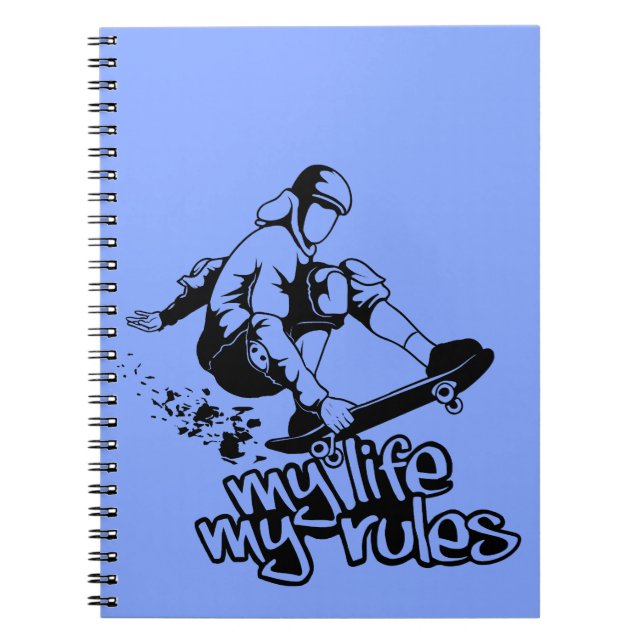 Spezielles Skateboarding-Notebook Notizblock (Vorderseite)