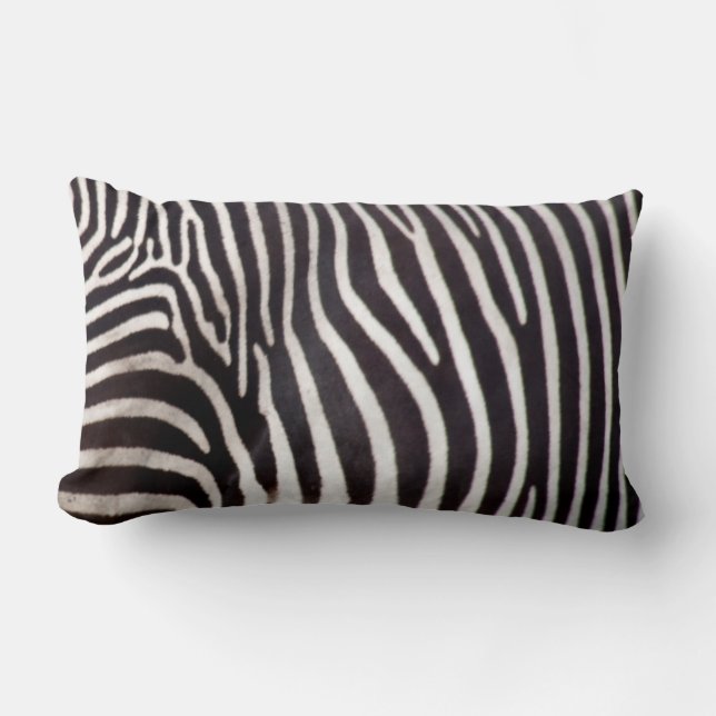 Spezielles Zebra Design Lendenwirbel Kissen (Vorderseite)